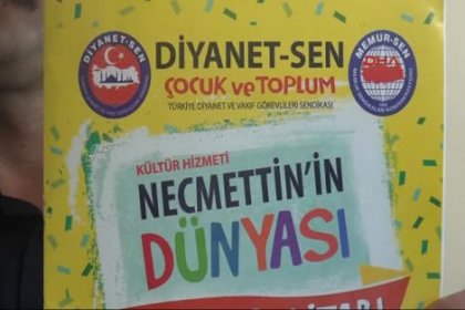 Cihat tavsiyeli boyama kitabı dağıtan Diyanet-Sen: Cihat barış demektir!