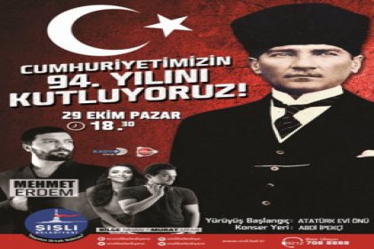 Cumhuriyet'in 94. yıl dönümü Şişli'de coşkuyla kutlanacak