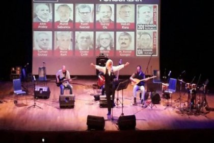 Cumhuriyet'in tutuklu yazar ve avukatları için 'Adalet Nöbeti Buluşması'