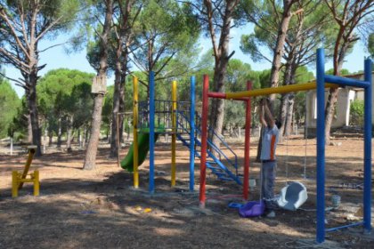 Dikili’ye yeni park ve yeşil alanlar kazandırılıyor