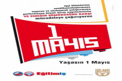 Eğitim-İş'ten 1 Mayıs çağrısı