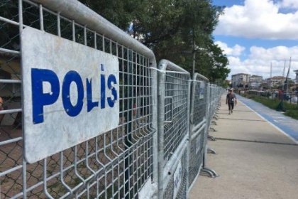 HDP'lilerin nöbet tutacağı Yoğurtçu Parkı bariyerlerle kapatıldı!