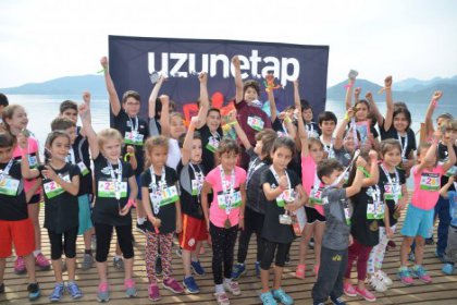 Hem yarıştılar hem eğlendiler