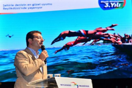 İmamoğlu faaliyet sunumunda kültür merkezi müjdesi verdi