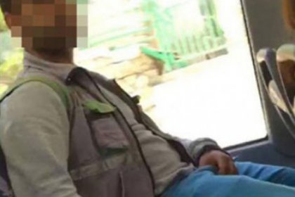 İzmit'te belediye üniformasıyla taciz