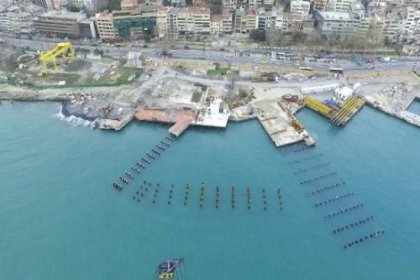 Kabataş'taki 'Martı Projesi' tüm hızıyla ilerliyor