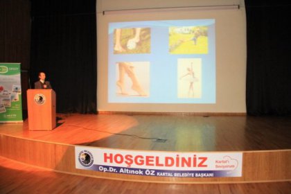 Kartal'da ayak sorunları ve tedavi yöntemleri konuşuldu