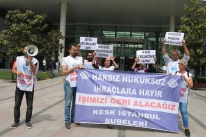 KESK’ten NTV önünde eylem: Suskun basın istemiyoruz