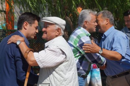 Marmaris Belediyesi köylüleriyle bayramlaştı