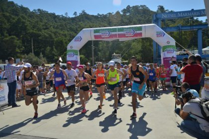Marmaris’te haftasonu 'runmarisrun' fırtınası esti