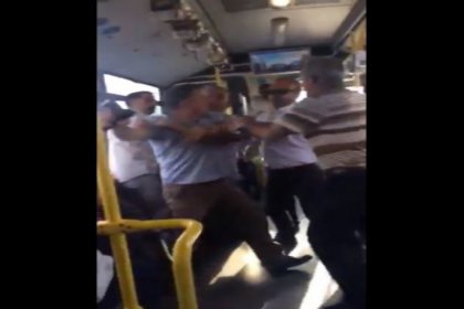 Metrobüste silah çekti!