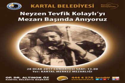 Neyzen Tevfik ölmünün 64. yılında Kartal'da anılacak