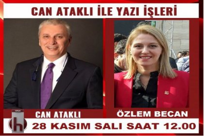 Özlem Becan, Can Ataklı'nın konuğu oluyor