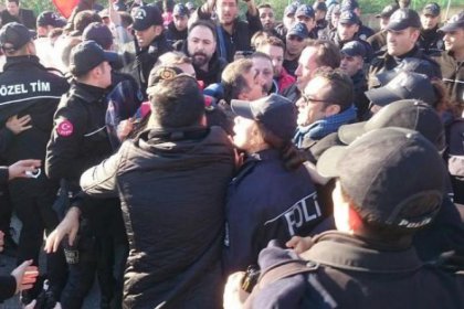 Posco işçilerine polis müdahalesi