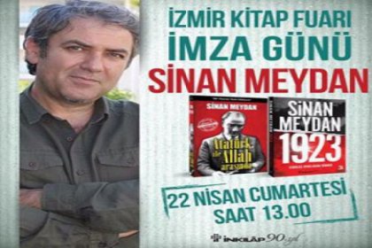 Sinan Meydan İzmir'de okurlarıyla buluşuyor
