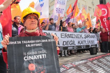 Soma'da ölen işçiler Ankara'da anıldı