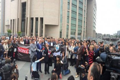 Sözcü çalışanları tutuklanma talebiyle mahkemede