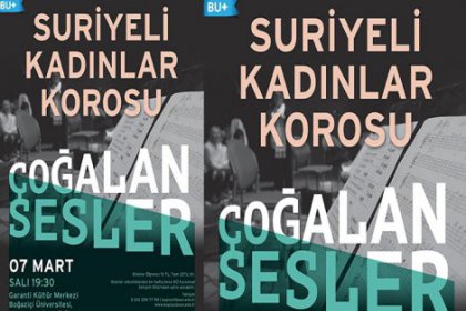 Suriyeli Kadınlar 'Çoğalan Sesler' için söylüyor