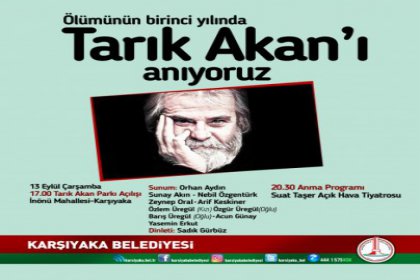 Tarık Akan, Karşıyaka’da ölümsüzleşiyor