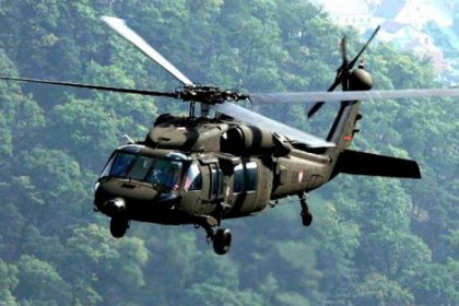 Tunceli'de helikopter düştü!