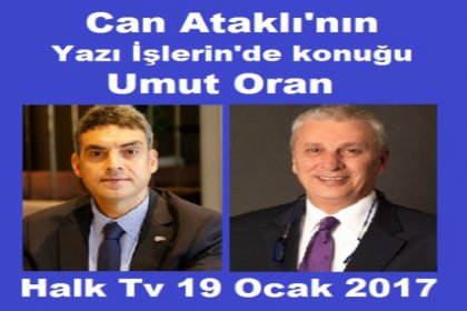 Umut Oran, Halk Tv'de Can Ataklı'nın konuğu oluyor