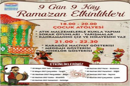 Uzak mahallelerde ramazan coşkusu