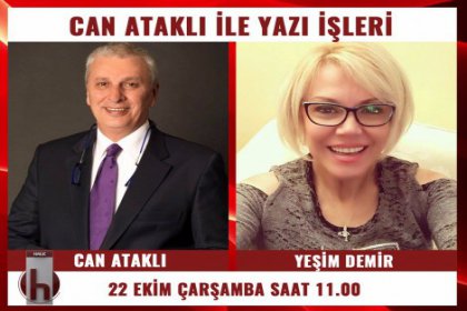 Yazar Yeşim Demir, Can Ataklı'nın konuğu oluyor