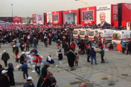 Yenikapı şoku: Erdoğan konuşurken alan boşaldı
