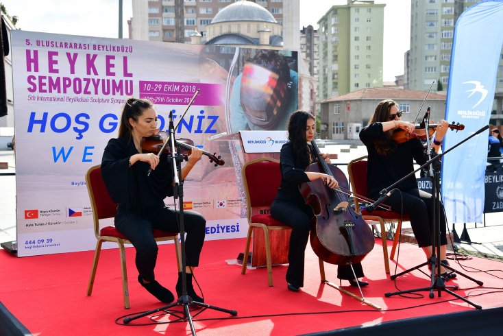 5.Uluslararası Beylikdüzü Heykel Sempozyumu başladı