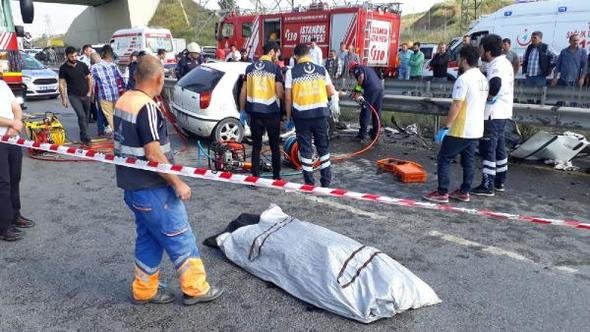 Arnavutköy'de feci kaza: 3 ölü