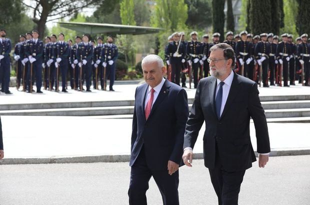 Başbakan Binali Yıldırım ve İspanya Başbakanı Mariano Rajoy'dan ortak açıklama