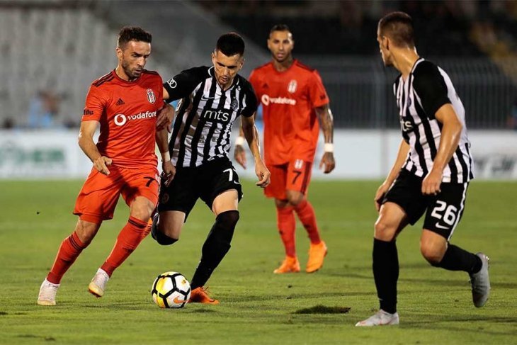 Beşiktaş, Partizan ile 1-1 berabere kaldı