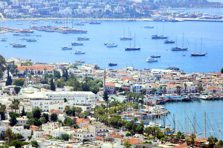 Bodrum'a 8 ayda 823 bin 271 turist giriş yaptı