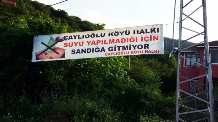 Bolu ve Sinop'ta 2 köy seçimlerde oy kullanmayacak