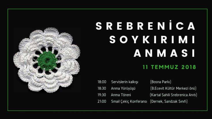 Bosna Sancak Derneği'nden Srebrenitsa Soykırımı'nın 23. yıl dönümünde Kartal Meydanına çağrı