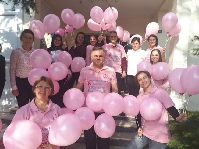 Büyükmandıra Belediyesi'nden meme kanseri için 'farkındalık' etkinliği