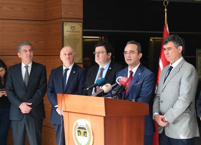 CHP'den Türkiye Barolar Birliği'ne ziyaret CHP'den Türkiye Barolar Birliği'ne ziyaret
