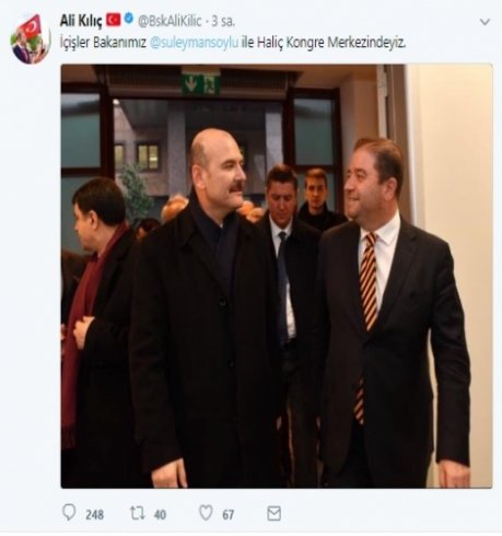 CHP'li Belediye başkanı Ali Kılıç bakan Soylu ile fotoğraf paylaştı sosyal medya yıkıldı