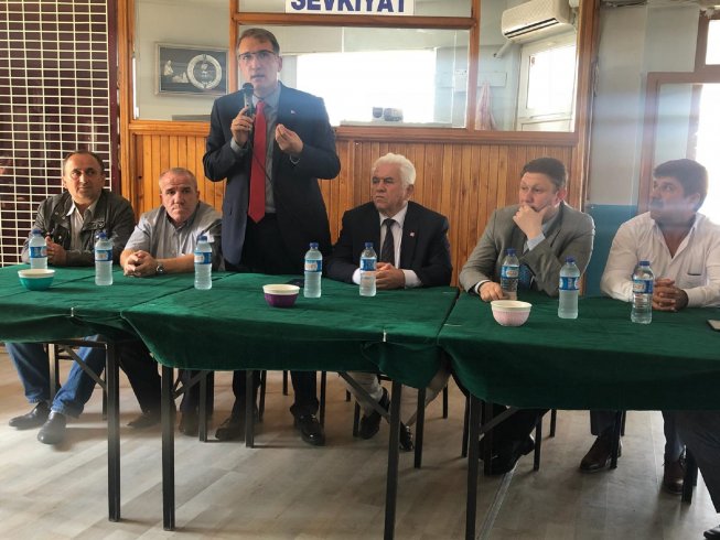 CHP'li İrgil seçim çalışmaları için İnegöl'ü ziyaret etti