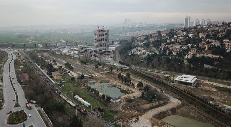 Danıştay'ın durdurma kararına rağmen Başakşehir Gölet'te yapılaşma devam ediyor