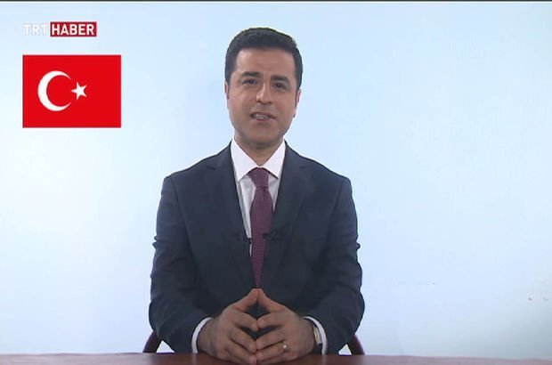Demirtaş TRT’de propaganda konuşması yaptı
