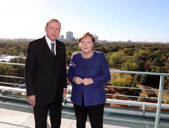 Erdoğan ve Merkel kahvaltıda bir araya geldi