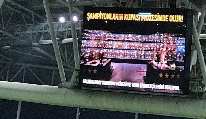 Galatasaray'dan skorbord açıklaması Galatasaray'dan skorbord açıklaması