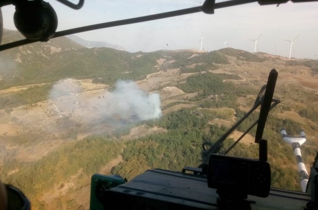 Hatay’da orman yangını