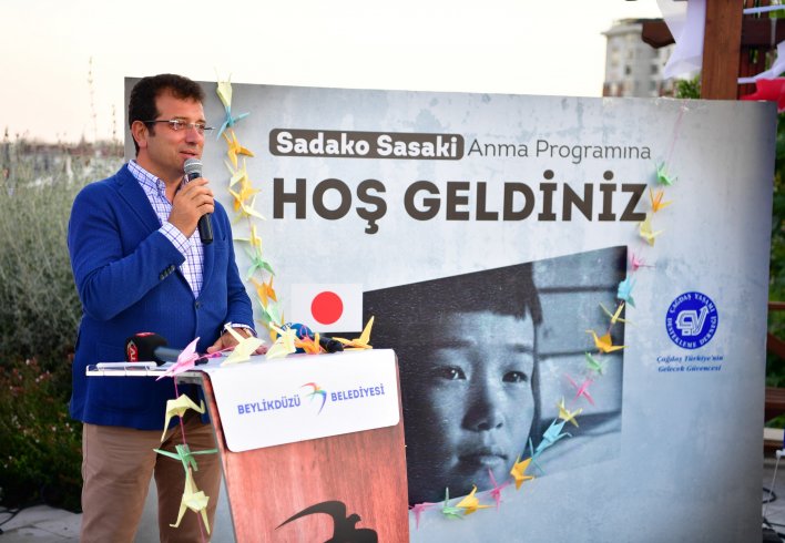 Hiroşima'da ölenler ve Sadako Sasaki Beylikdüzü'nde anıldı