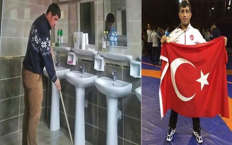 İşitme engelli Milli güreşçi Seyfullah Karadeniz, Milli Takıma 'PASPAS İLE' hazırlanıyor