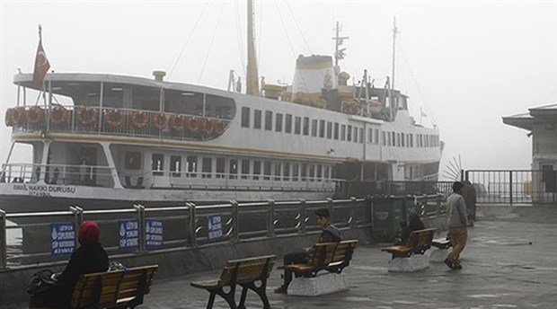 İstanbul'da vapur seferleri iptal edildi