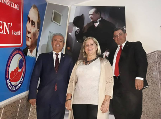 İzmir Barosu başkan adayı Çetin'den Birleşik Kamu-İş'e ziyaret