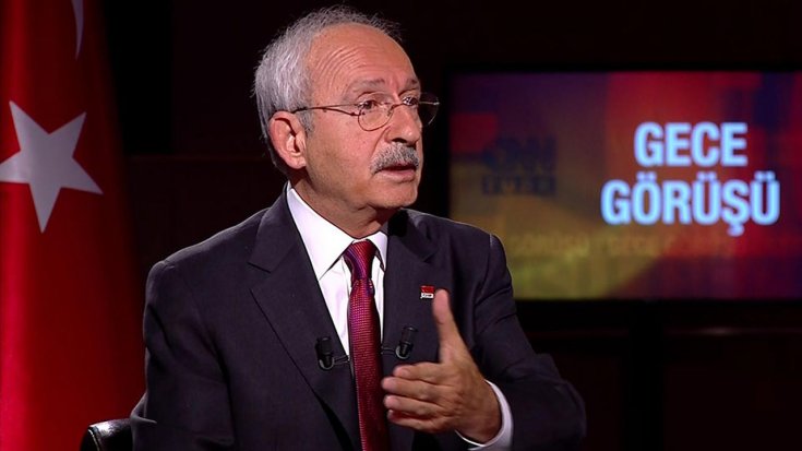 Kılıçdaroğlu, CNN Türk'te 'Gece Görüşü' programına konuk oluyor