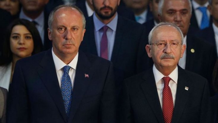 Kılıçdaroğlu ve İnce CHP Genel Merkezi'nde bir araya geldi